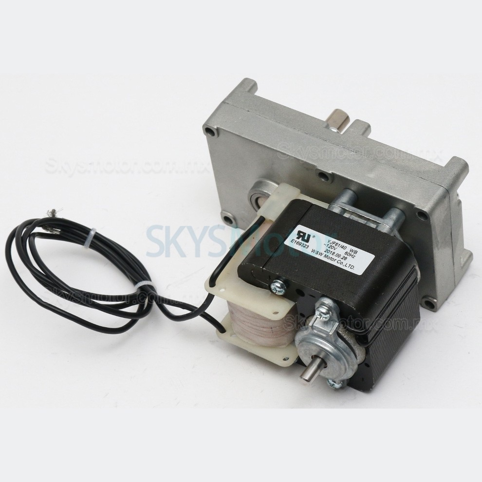 Motorreductor monofasico de polos sombreados GF-YJ61 CA 110/220 V con 251:1 a 5078:1 caja de engranajes rectos